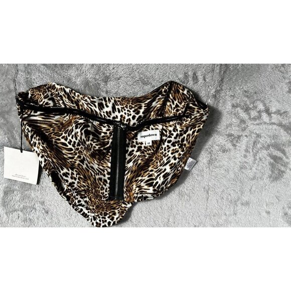 Superdown Loraine Bustier Top - Leopard Print (Size XS, New with Tags) - Picture 11 of 15
